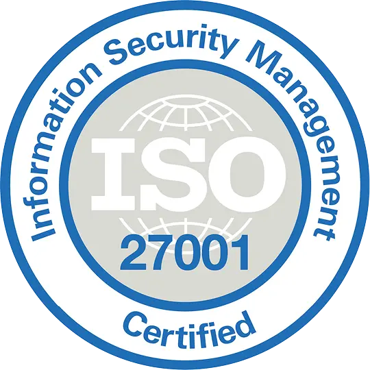 ISO 27001 Certified